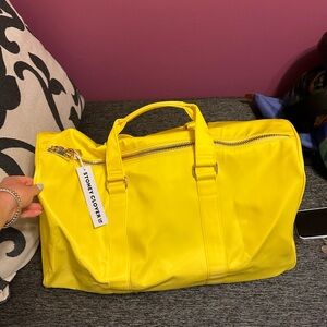 Brand new Stoney Clover Yellow duffel